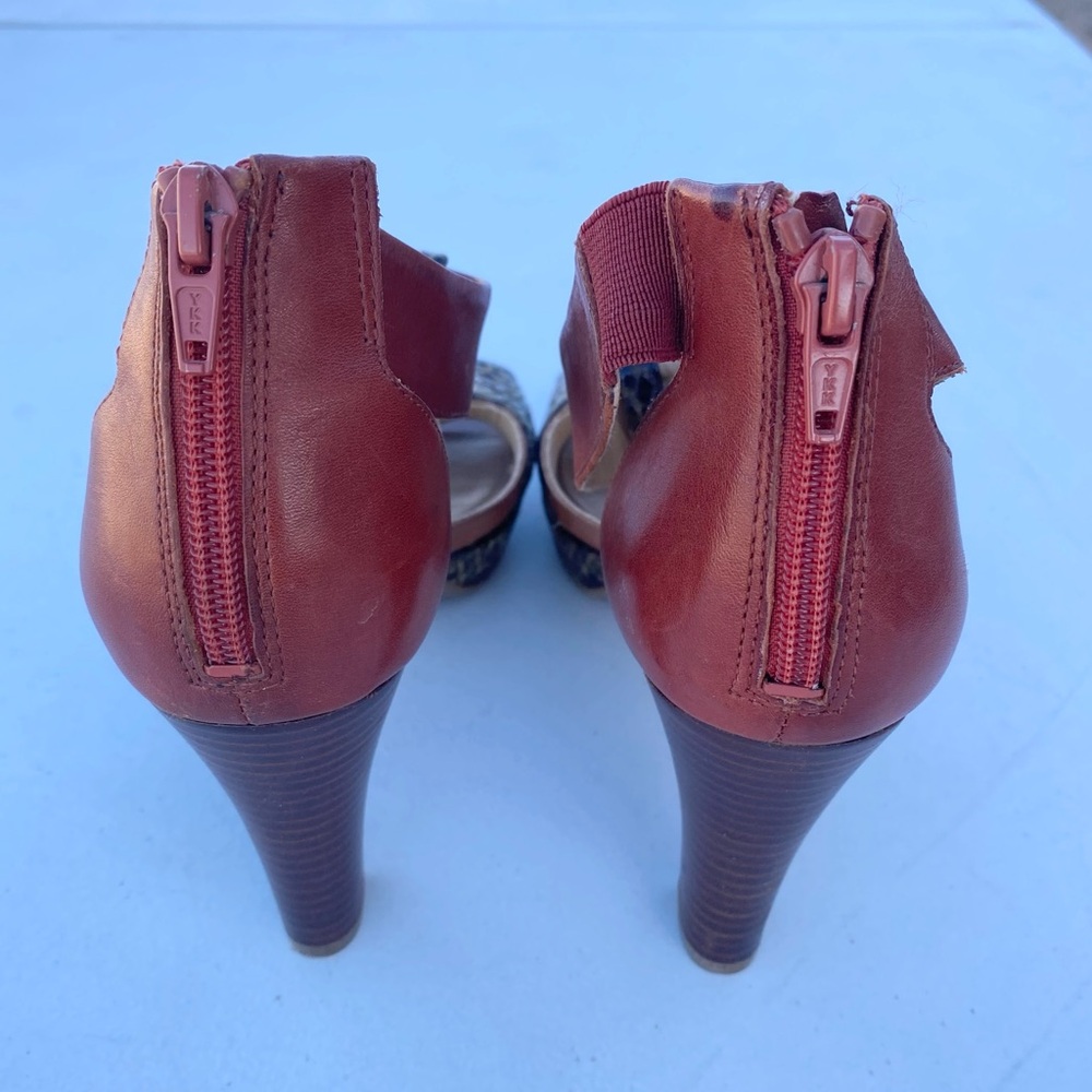 Naturalizer Multicolor Platform Heels Euc - image 3